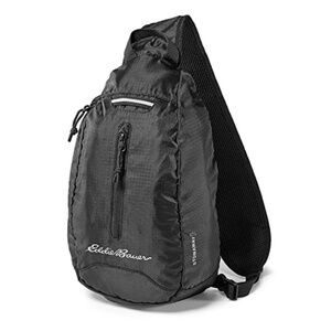 Eddie Bauer Unisex-Adult Stowaway Sling Bag, Onyx Regular ONESZE